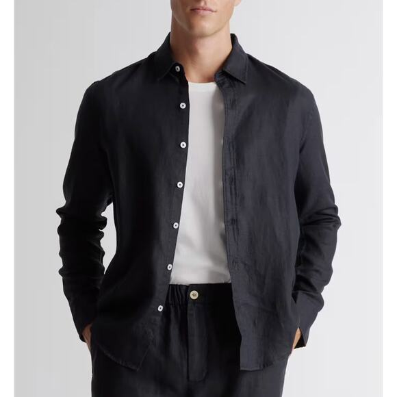 Quince Other - Quince 100% European Linen Relaxed Long Sleeve Shirt Mens XXL NWT
